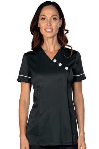 CASACCA NINIVE NERO + BIANCO 96% POLYESTER 4% SPANDEX