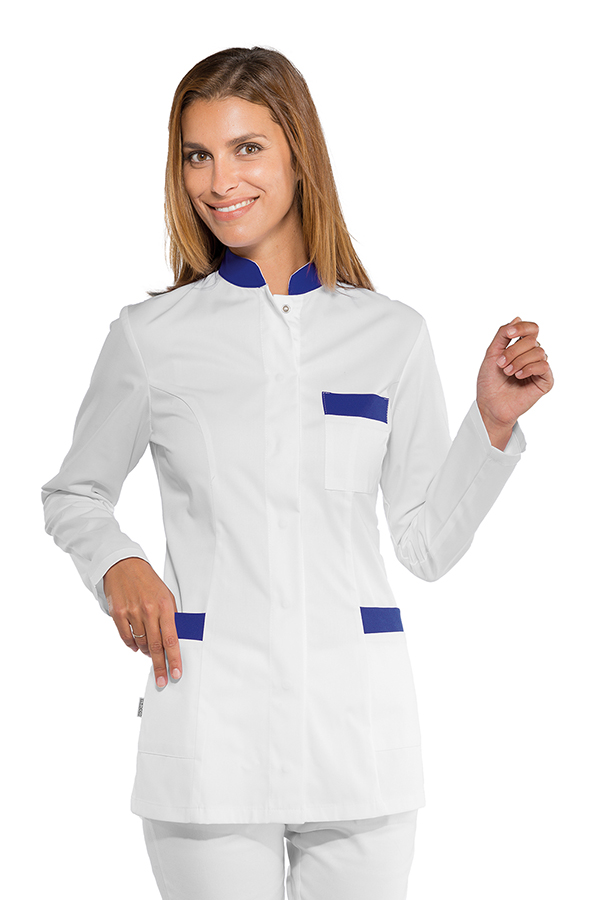 CASACCA COSTA RICA BIANCO+ BLU CINA 65% POLYESTER 35% COTTO