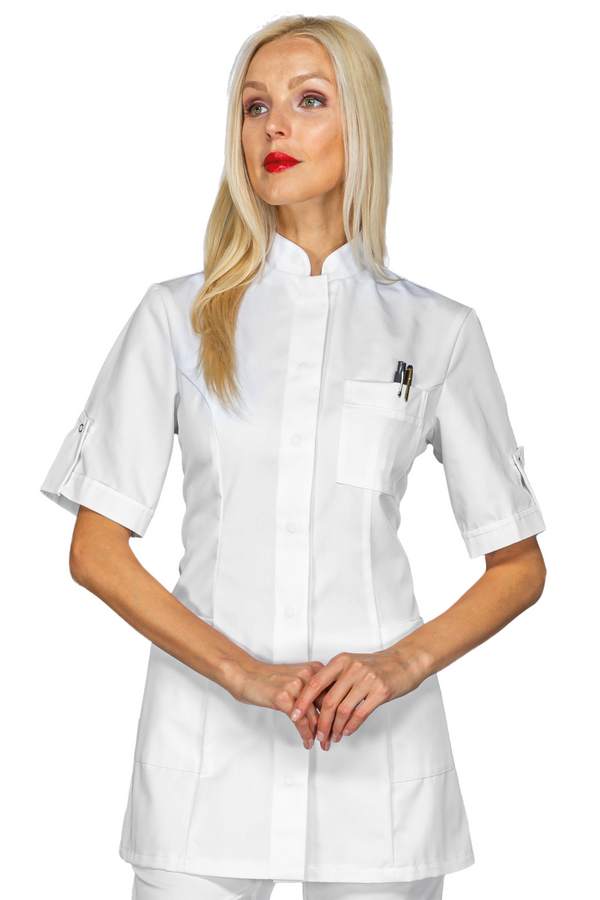 CASACCA ANTIGUA M/M BIANCO 65% POLYESTER 35% COTTON