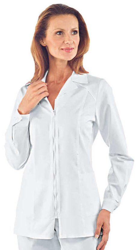 CASACCA BARCELLONA MANICA LUNGA BIANCO 100 % COTTON