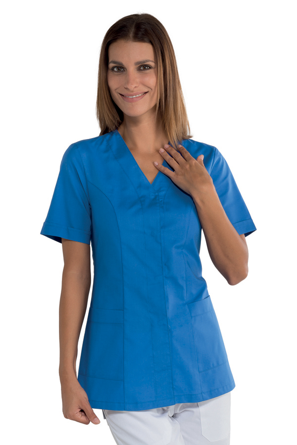CASACCA SION BLU CINA 65% POLYESTER 35% COTTON