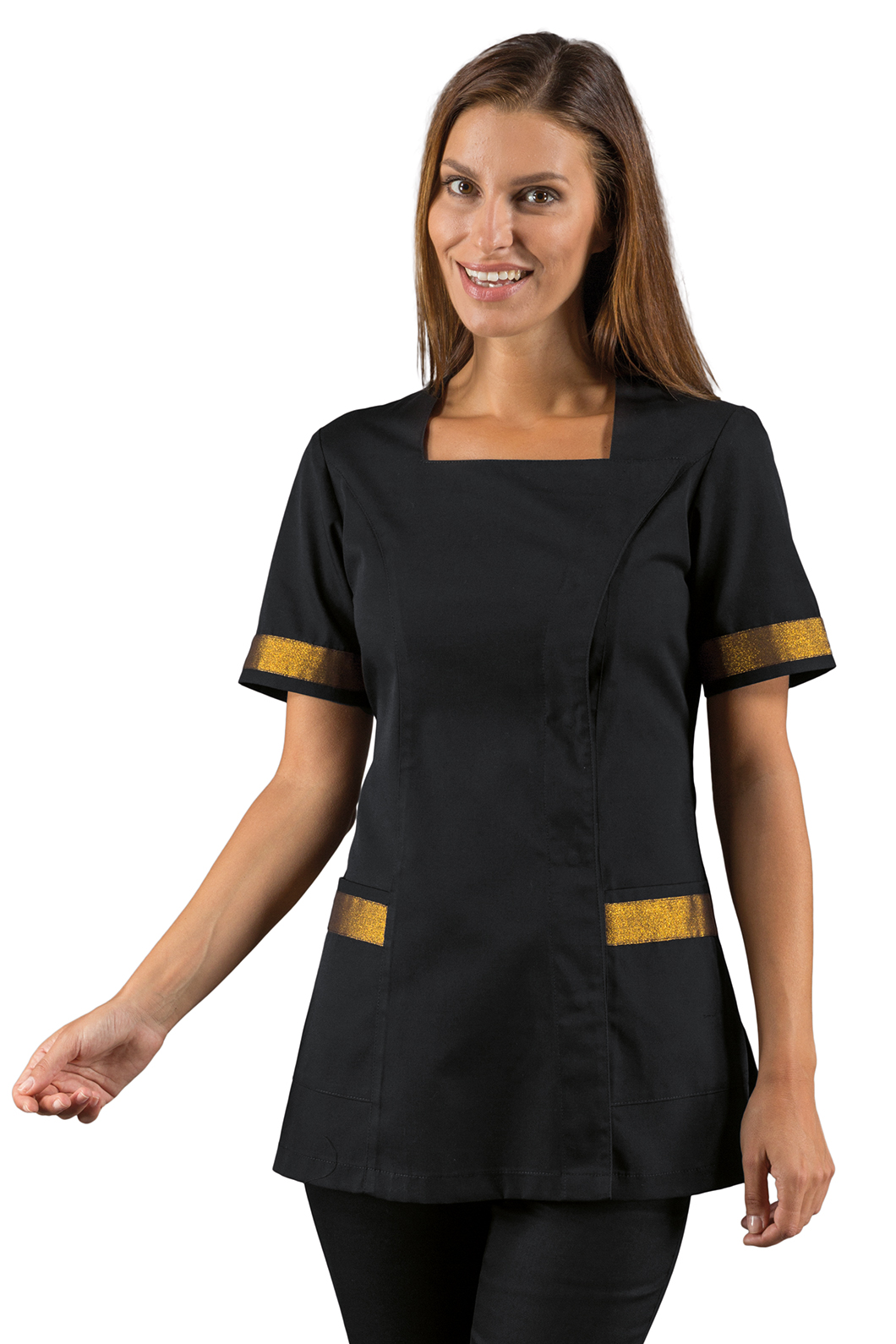 CASACCA ABERDEEN BOHEME NERO + LUREX GOLD 100% POLYESTER