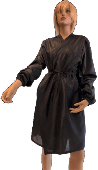 KIMONO LAVABILE MONOTAGLIA NERO