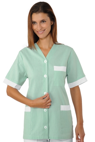 CASACCA DACCA RIGATINO VERDE 100 % COTTON