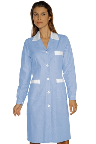 CAMICE POSITANO RIGATINO AZZURRO+BIANCO 3XL 100 % COTTON