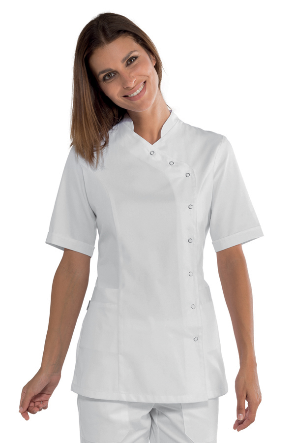 CASACCA NIZZA BOTTONI A PRESSIONE M/M BIANCO 65% POLYESTER