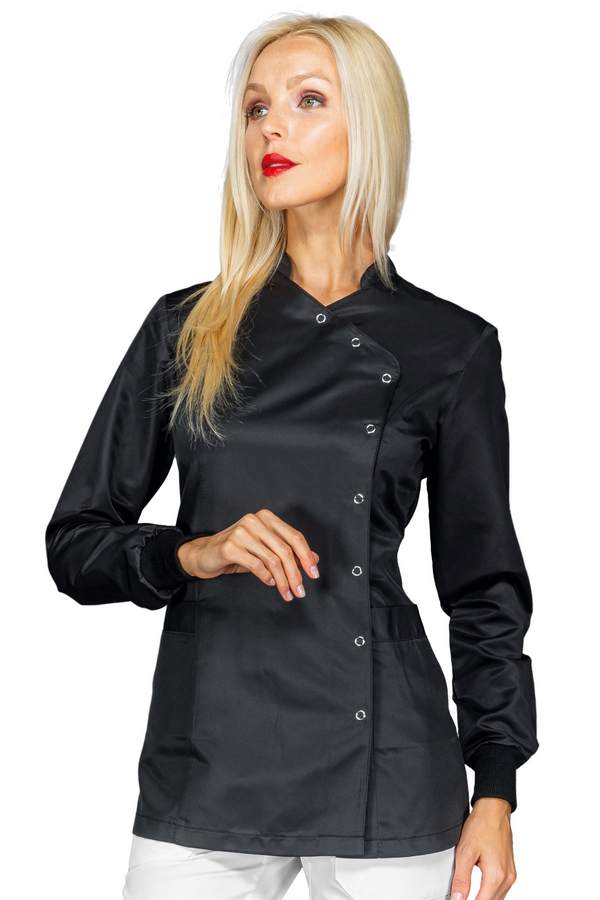 CASACCA NIZZA SUPERDRY POLSO IN MAGLIA NERO 100% POLYESTER