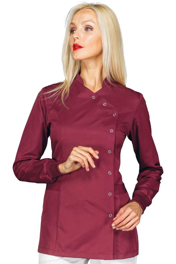 CASACCA NIZZA SUPERDRY POLSO IN MAGLIA BORDEAUX 100% POLYEST