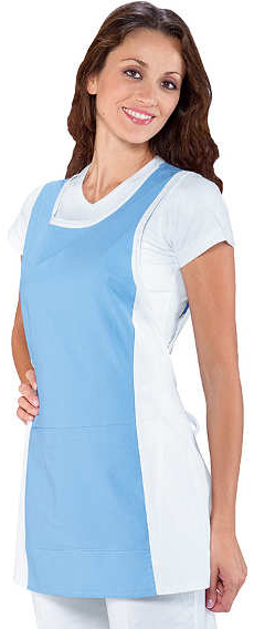 PAPEETE BIANCO+CELESTE 100 % COTTON