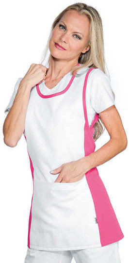 PAPEETE FUXIA+BIANCO 100 % POLYESTER