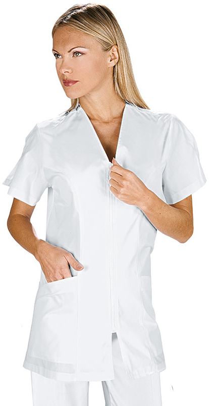 CASACCA SANTORINI BIANCO 65% POLYESTER 35% COTTON