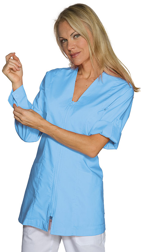 CASACCA BENIDORM AZZURRO 65% POLYESTER 35% COTTON