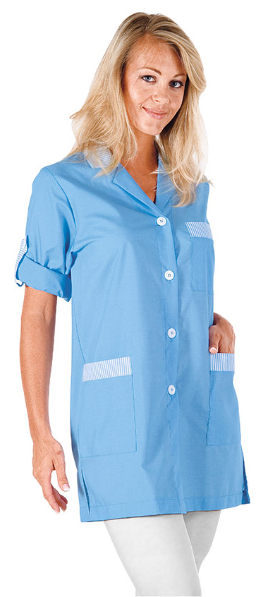 CASACCA YORK AZZURRA+R.AZZURRO 65% POLYESTER 35% COTTON