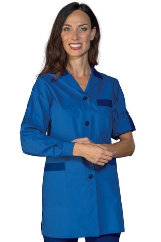 CASACCA YORK BLU CINA + BLU 65% POLYESTER 35% COTTON
