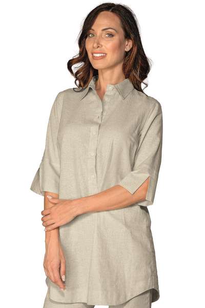 BLUSA JAVA LINO 60% COTTON 40% LINEN