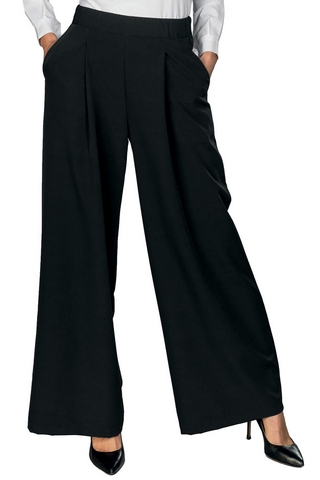PANTALONE SAINT TROPEZ NERO 96% POLYESTER 4% SPANDEX
