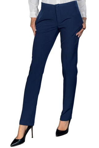 PANTALONE CAPRI BLU 96% POLYESTER 4% SPANDEX