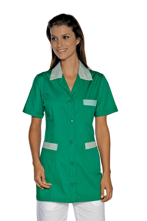 CASACCA MARBELLA M/M VERDE+R.VERDE 65% POLYESTER 35% COTTON
