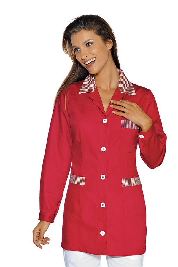 CASACCA MARBELLA ROSSO+R.ROSSA 65% POLYESTER 35% COTTON