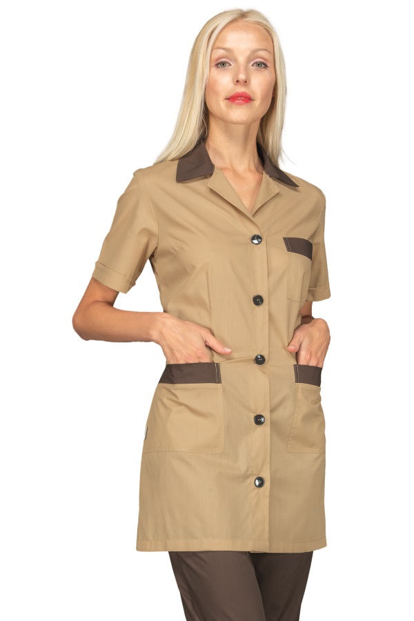 CASACCA MARBELLA M/M BISCOTTO+CACAO 65% POLYESTER 35% COTTO