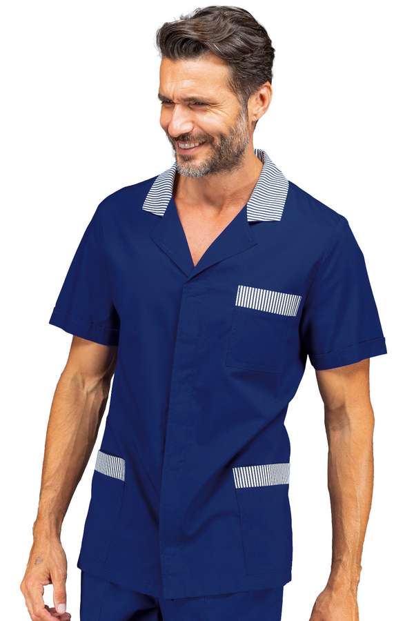 CASACCA PETER M/M BLU+R.BLU 65% POLYESTER 35% COTTON