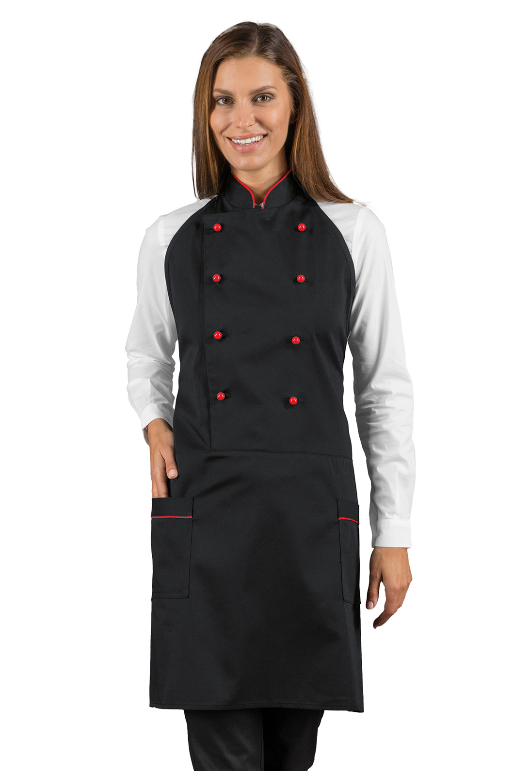 ASSUAN NERO + ROSSO 65% POLYESTER 35% COTTON
