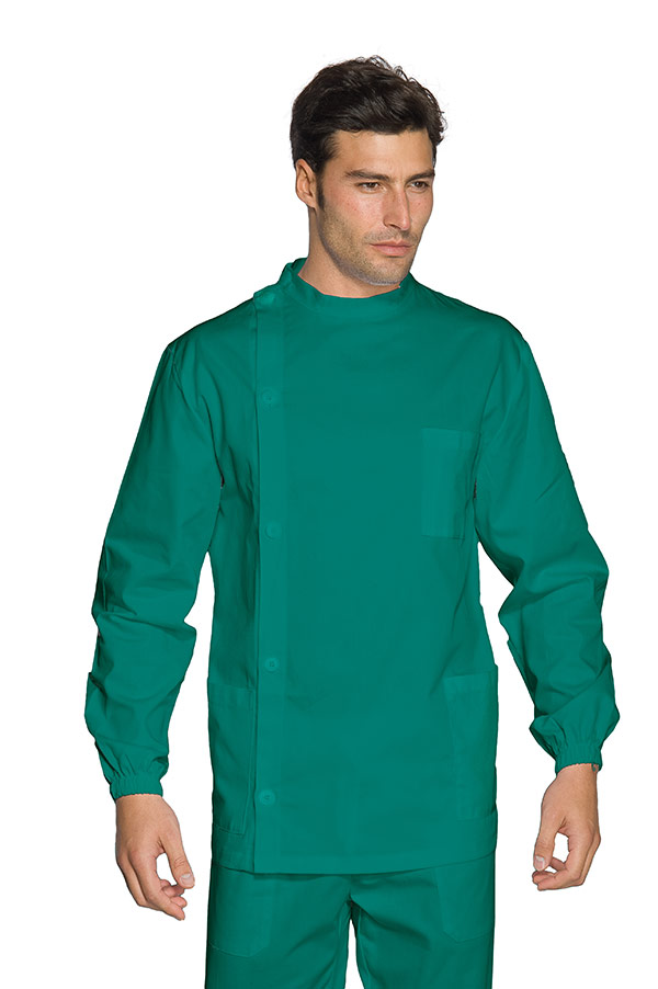 CASACCA DENTISTA VERDE 100 % COTTON