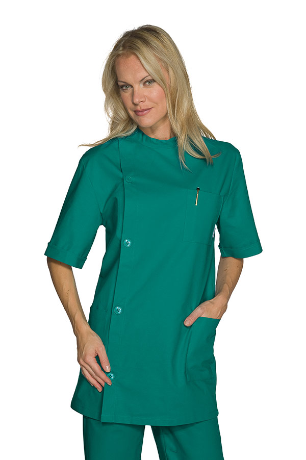 CASACCA DENTISTA M/M VERDE 100 % COTTON