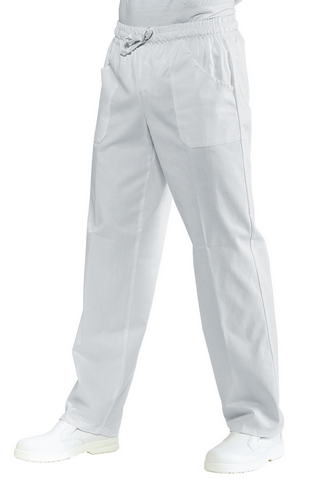 PANTALONE C/ELASTICO BIANCO 3XL OEKO-TEX® STANDARD 100 CERTIF N. 25CX000