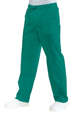 PANTALONE CON ELASTICO VERDE CHIRURGIA OEKO-TEX STANDARD 100 CERT. N. 25