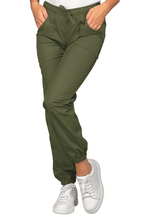 PANTAGIAFFA MILITARE 65% POLYESTER 35% COTTON