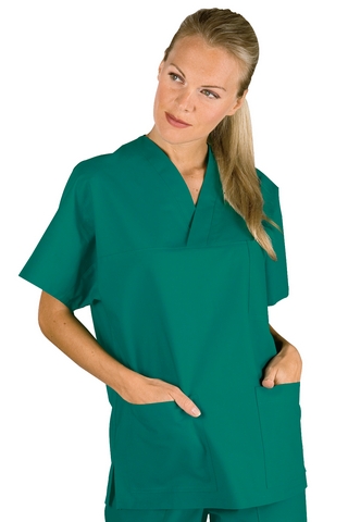 CASACCA COLLO A V VERDE CHIRURGIA 3XL UNISEX OEKO-TEX® STANDARD 100 CERT