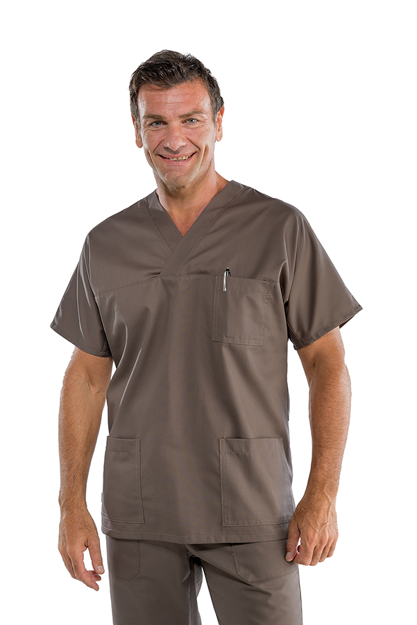 CASACCA COLLO A V FANGO UNISEX 65% POLYESTER 35% COTTON