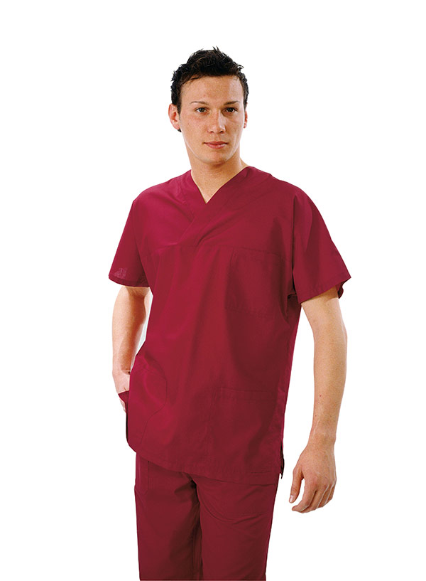 CASACCA COLLO A V VERMIGLIO UNISEX 65% POLYESTER 35% COTTON