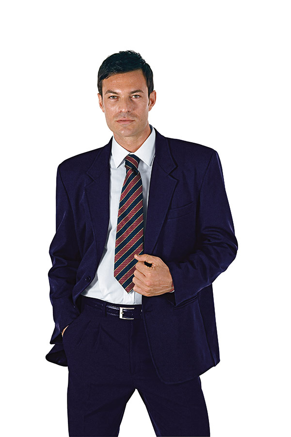 GIACCA CLASSICA UOMO BLU 100 % POLYESTER