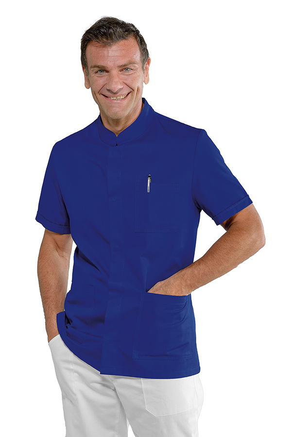 CASACCA CORFU' M/M BLU CINA 65% POLYESTER 35% COTTON