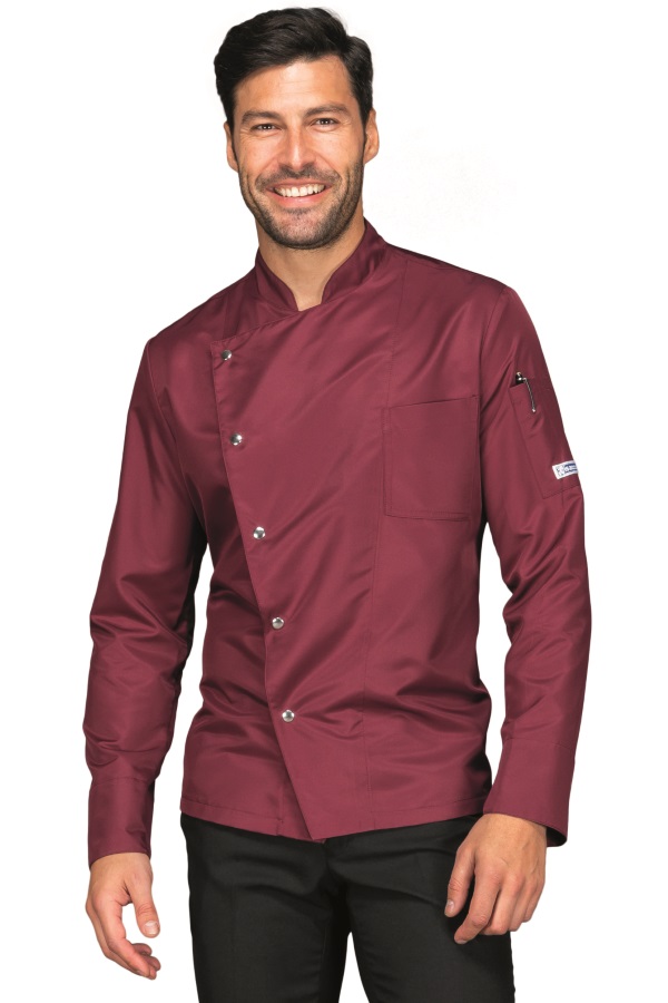 GIACCA BELFAST SUPERDRY BORDEAUX+ NERO 100% POLYESTER SUPER