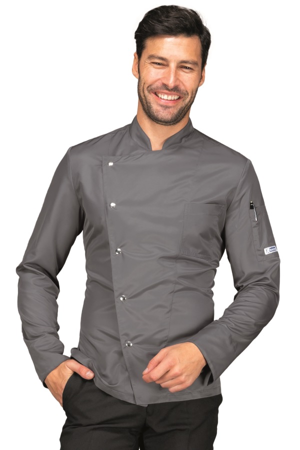 GIACCA BELFAST SUPERDRY GRIGIO 100% POLYESTER SUPERDRY MICR