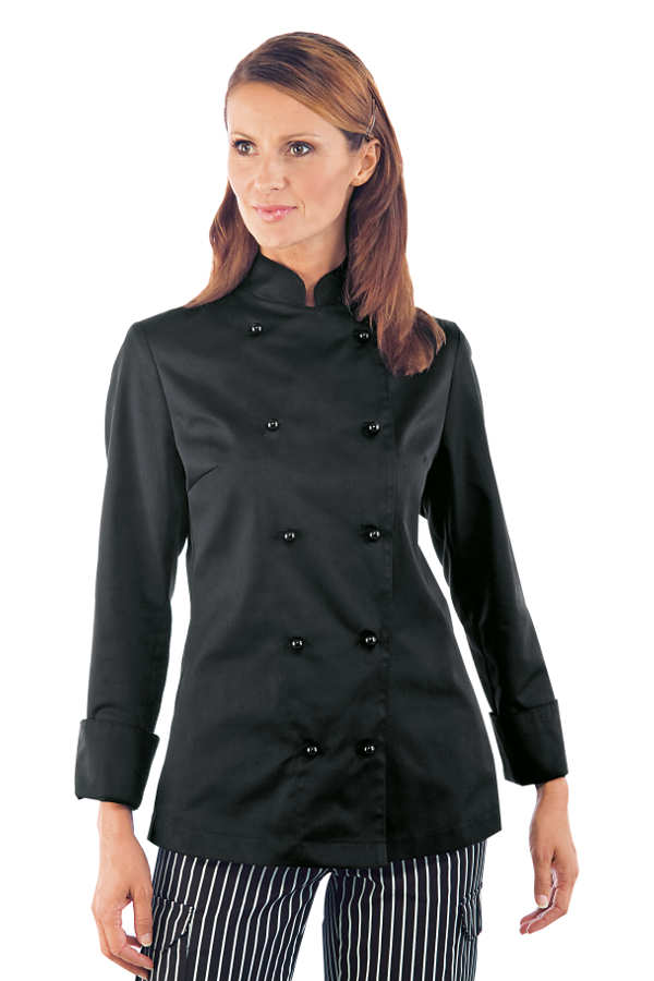 GIACCA BLACK LADY 65% POLYESTER 35% COTTON