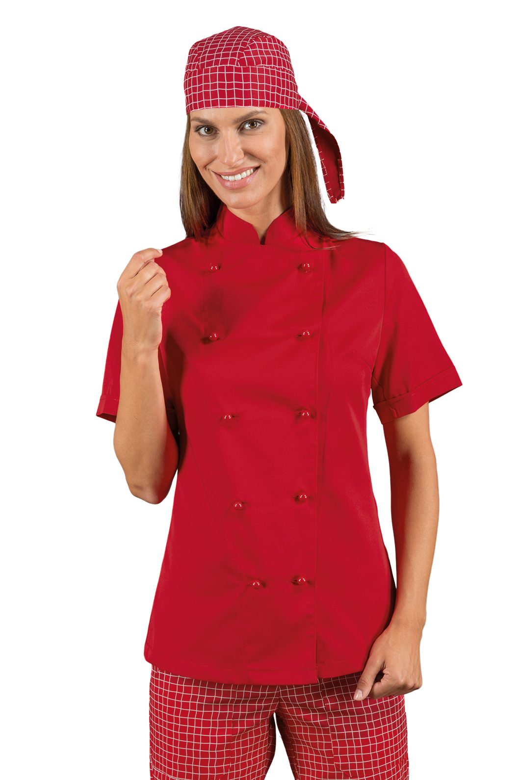 GIACCA RED LADY M/M ROSSO 65% POLYESTER 35% COTTON