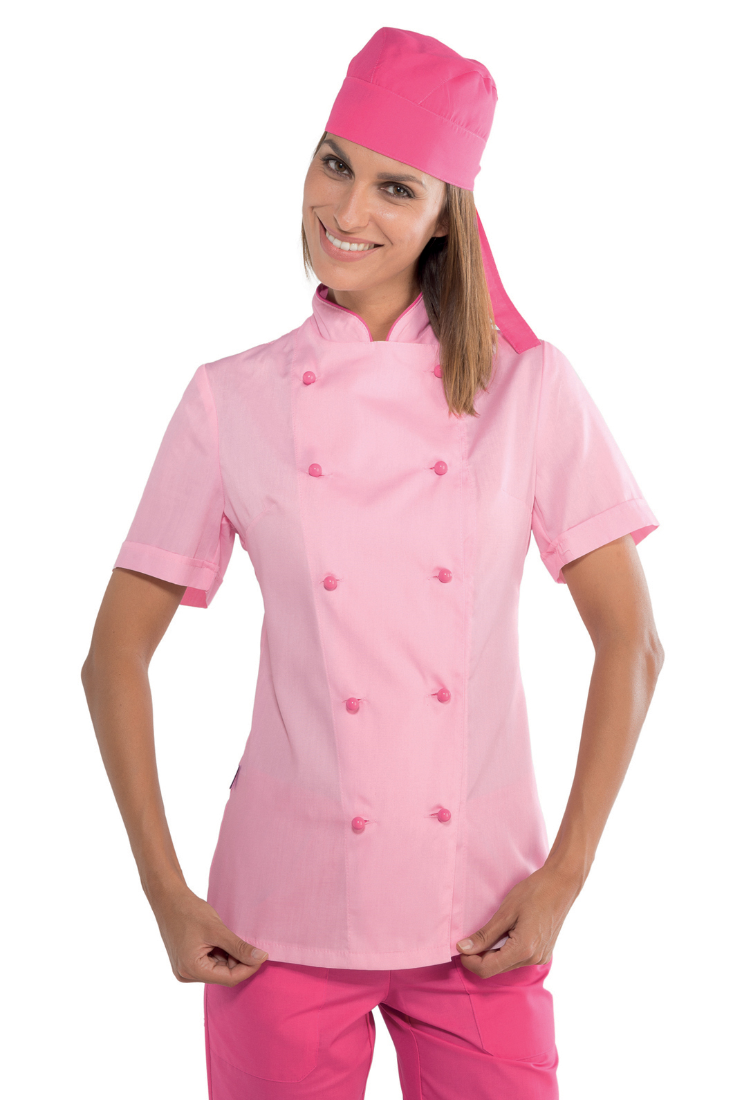 GIACCA LADY EXTRA LIGHT MEZZA MANICA ROSA+FUXIA 65% POLYESTE