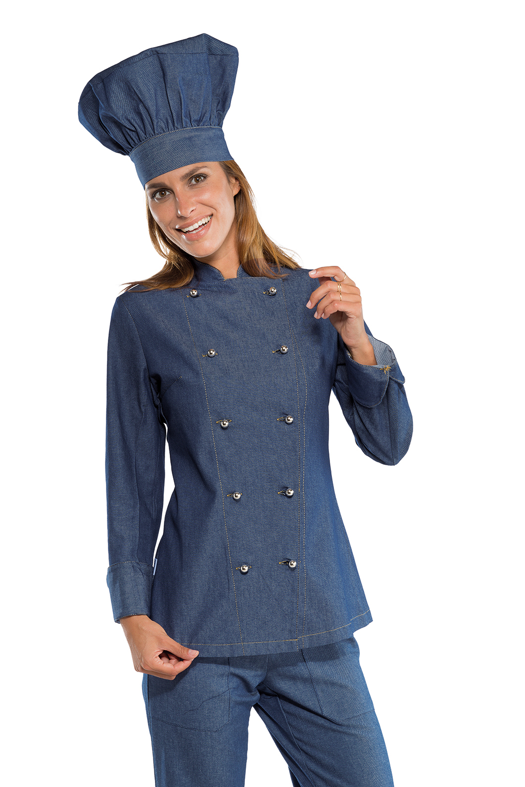 GIACCA LADYCHEF JEANS 100 % COTTON