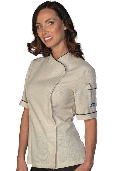 GIACCA LADY SNAPS M/M LINO 60% COTTON 40% LINEN