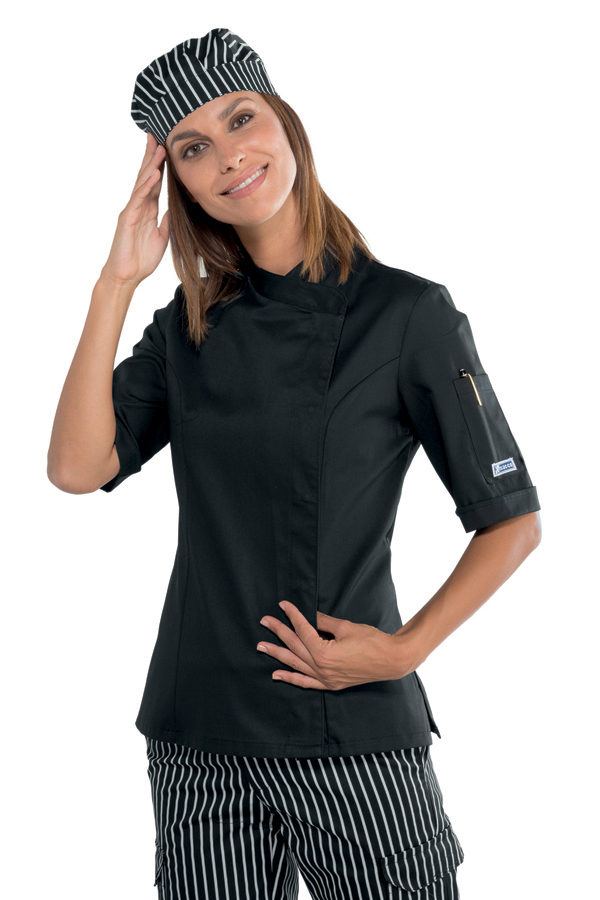GIACCA LADY SNAPS EXTRALIGHT M/M SUPER STRETCH NERO 97% COT