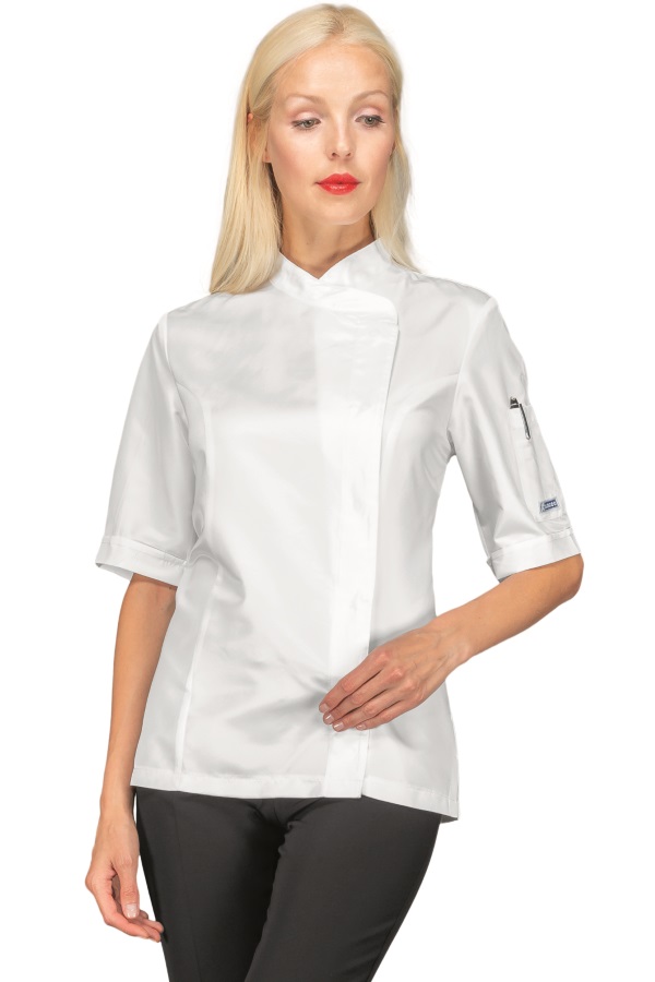 GIACCA LADY ALASKA SUPERDRY LIGHT M/M BIANCO 100% POLYESTER