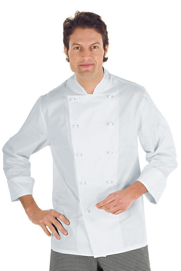 GIACCA CUOCO ROMA 65% POLYESTER 35% COTTON