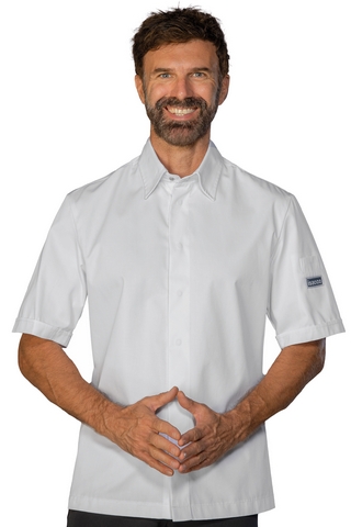 GIACCA CUOCO CHICAGO BIANCO M/M TG 3XL 65% POLYESTER 35% COTTON