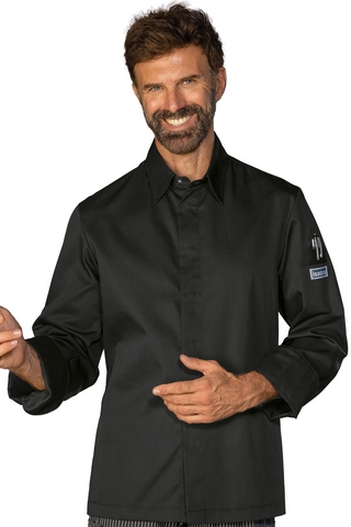 GIACCA CUOCO CHICAGO NERO TG 3XL 65% POLYESTER 35% COTTON