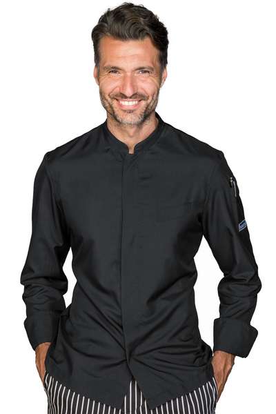 GIACCA BRADFORD NERO 65%POLYESTER 35% COTTON