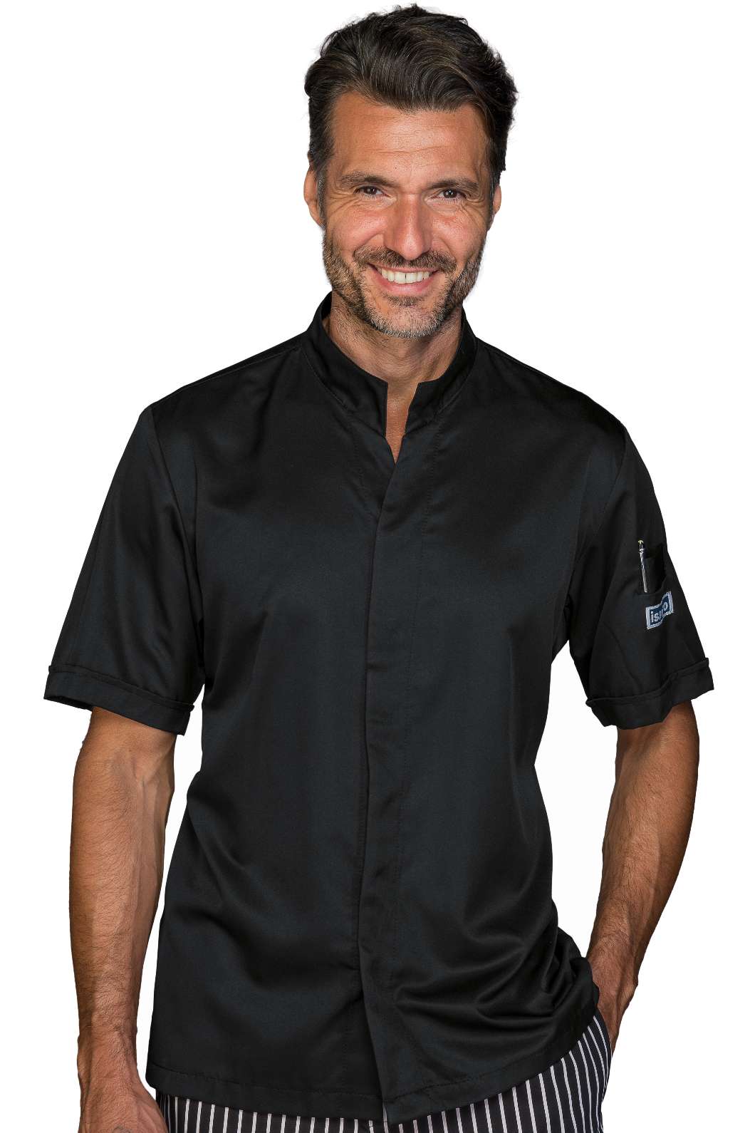 GIACCA CUOCO SINCLER SUPERDRY MEZZA MANICA NERO